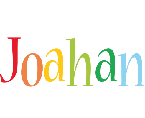 Joahan birthday logo