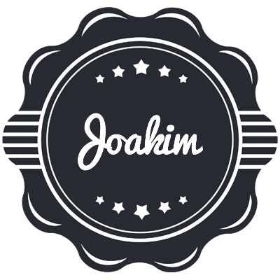 Joakim badge logo