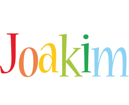 Joakim birthday logo