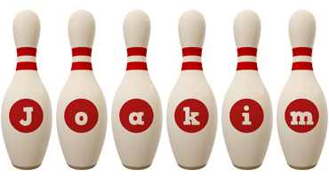Joakim bowling-pin logo