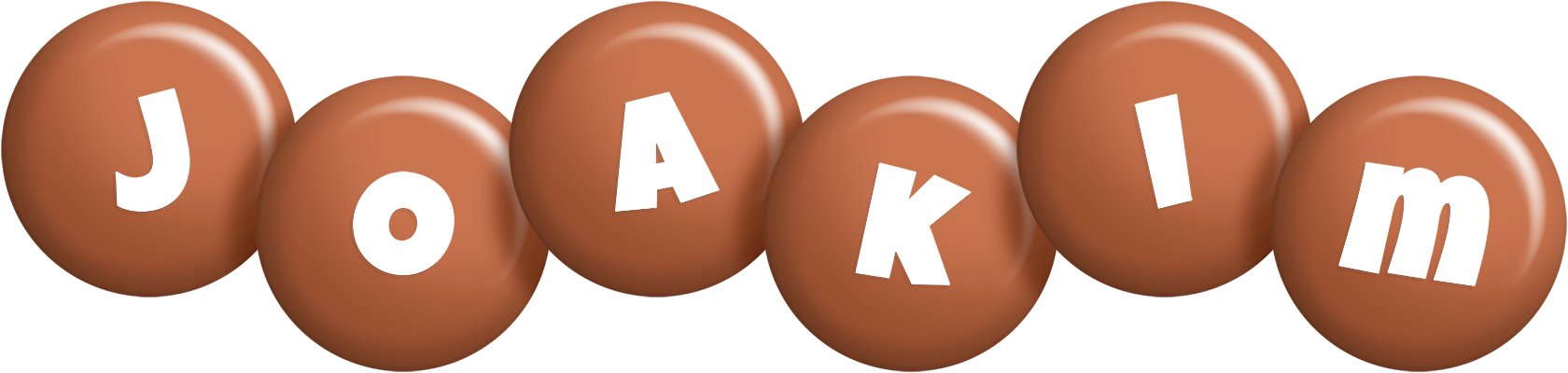 Joakim candy-brown logo
