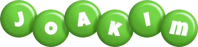 Joakim candy-green logo
