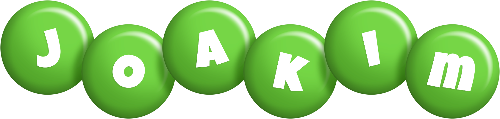 Joakim candy-green logo