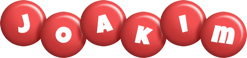Joakim candy-red logo