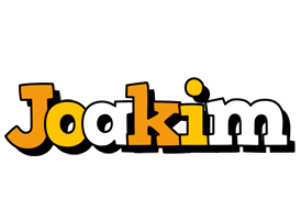 Joakim cartoon logo