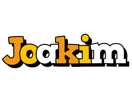 Joakim cartoon logo