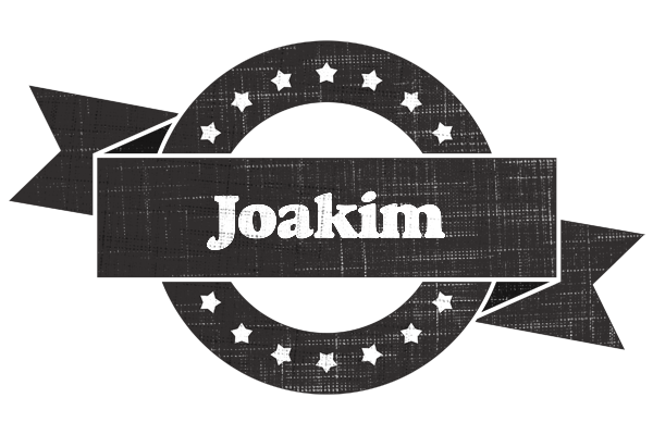 Joakim grunge logo
