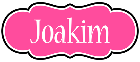 Joakim invitation logo