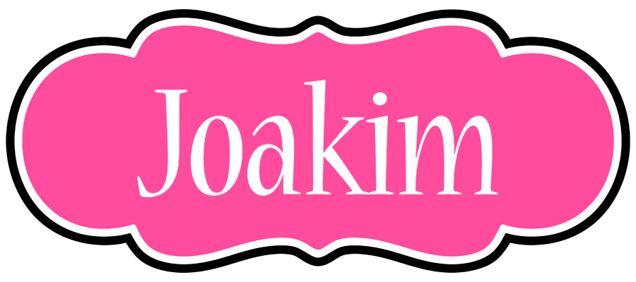 Joakim invitation logo