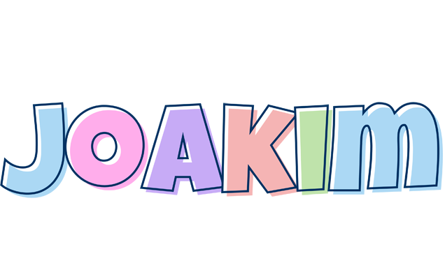 Joakim pastel logo