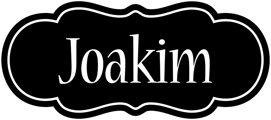 Joakim welcome logo