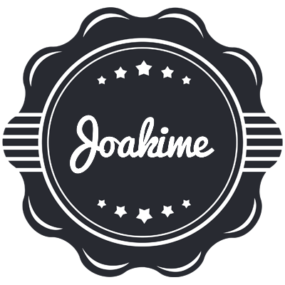 Joakime badge logo