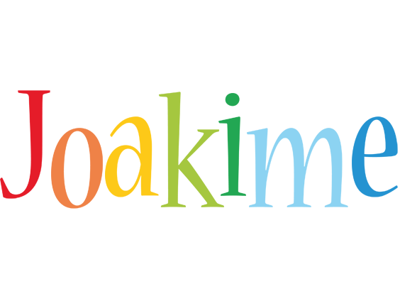 Joakime birthday logo