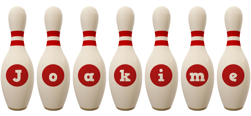 Joakime bowling-pin logo