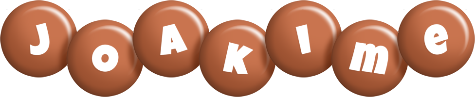 Joakime candy-brown logo