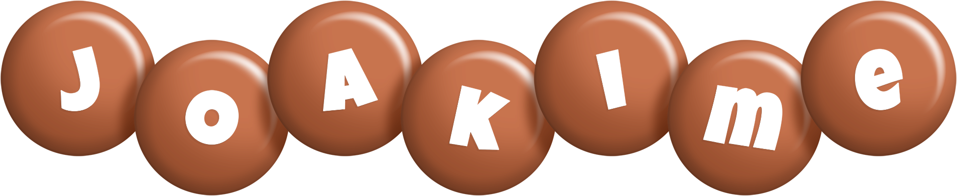 Joakime candy-brown logo