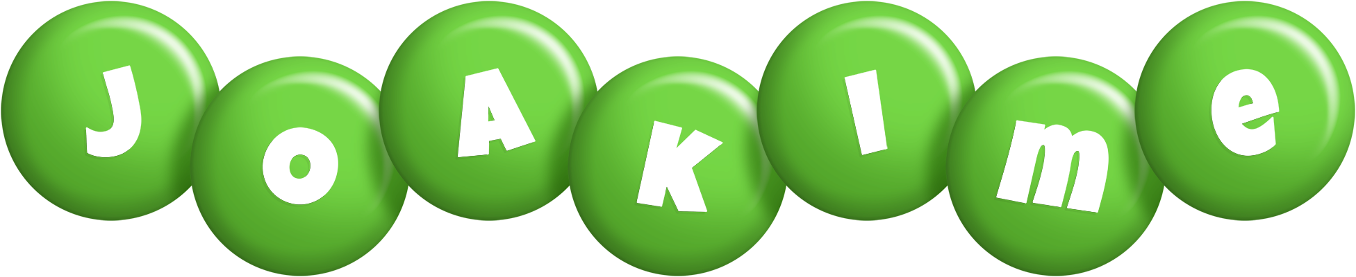 Joakime candy-green logo
