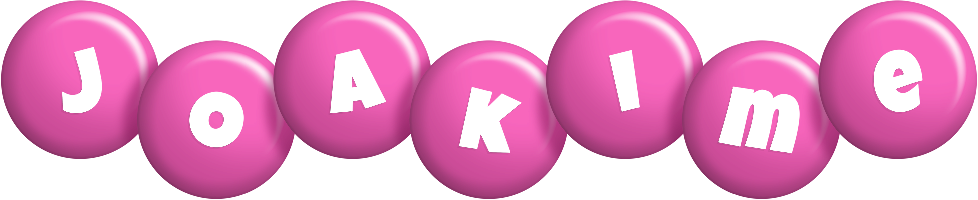 Joakime candy-pink logo