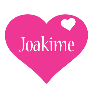 Joakime love-heart logo