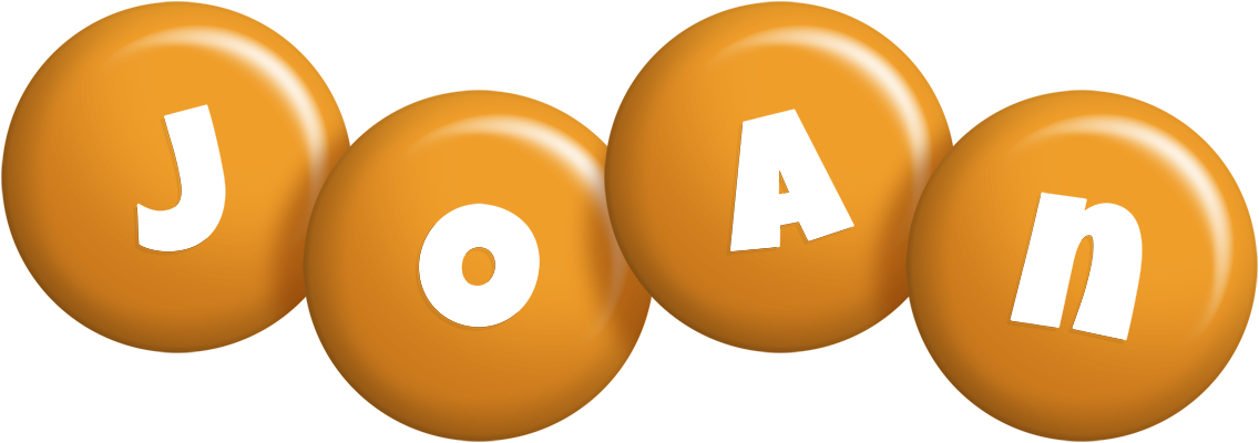 Joan candy-orange logo