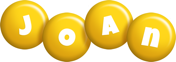Joan candy-yellow logo