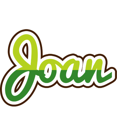 Joan golfing logo