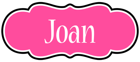 Joan invitation logo