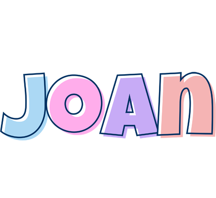 Joan pastel logo