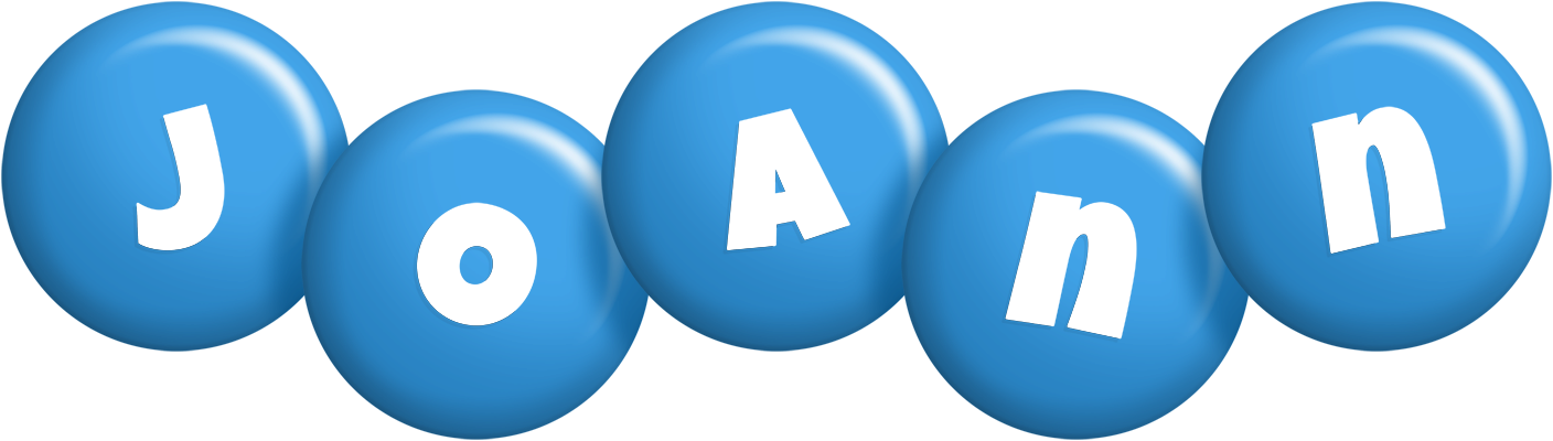 Joann candy-blue logo
