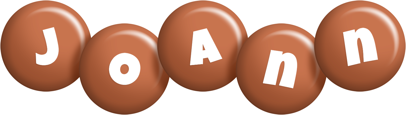 Joann candy-brown logo