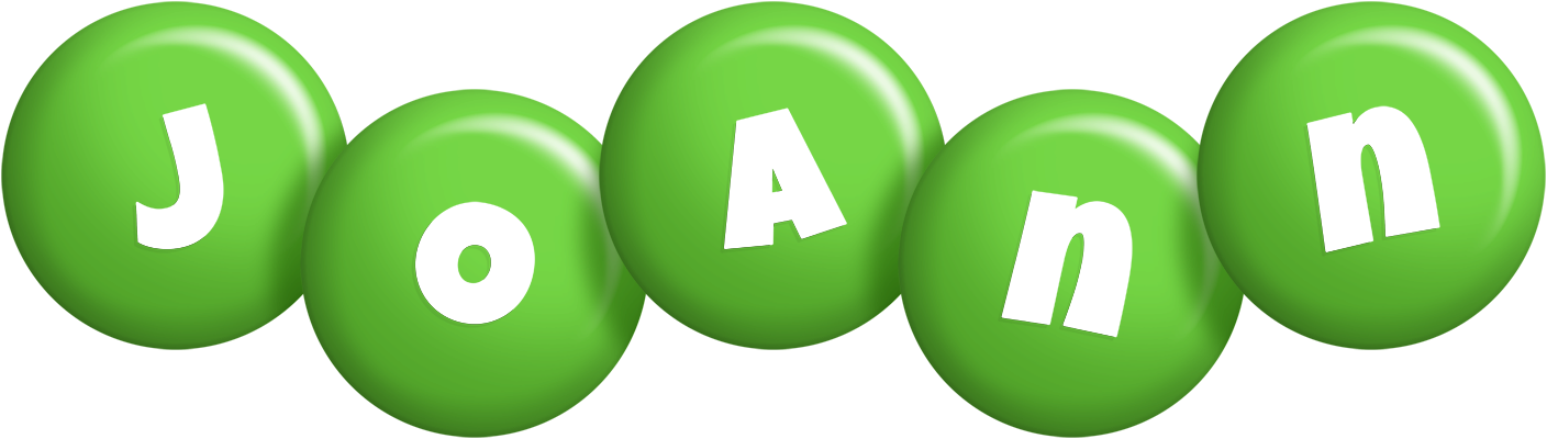 Joann candy-green logo