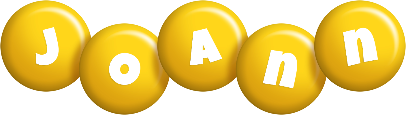 Joann candy-yellow logo