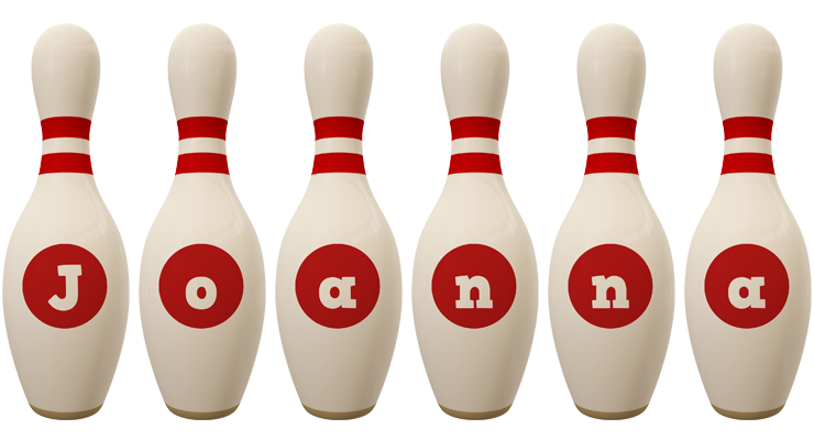 Joanna bowling-pin logo