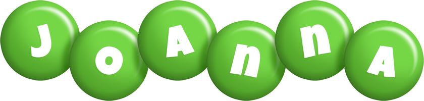 Joanna candy-green logo