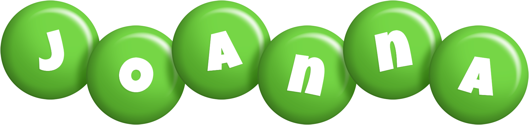 Joanna candy-green logo