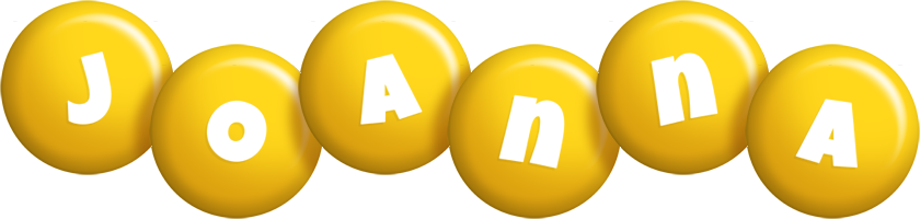 Joanna candy-yellow logo