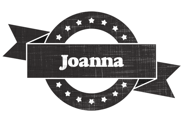 Joanna grunge logo