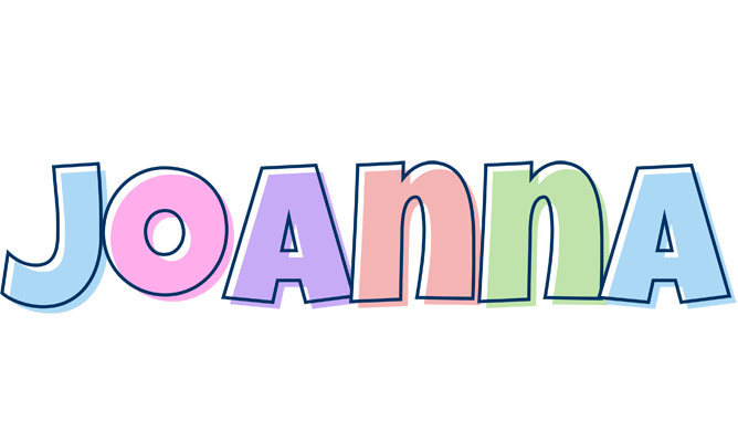 Joanna pastel logo