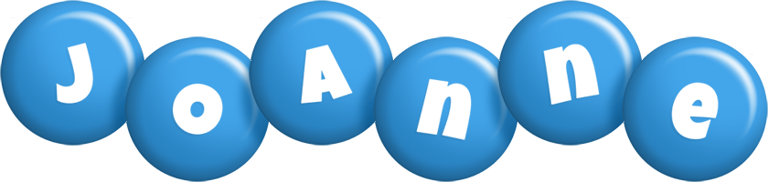 Joanne candy-blue logo