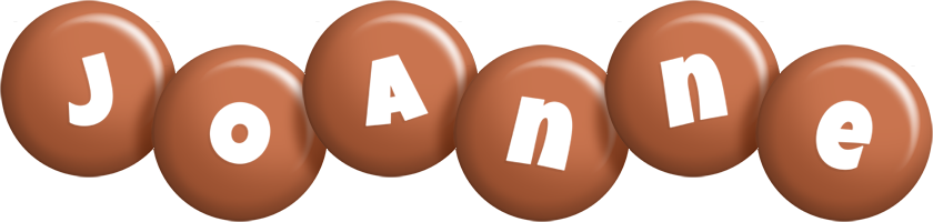 Joanne candy-brown logo