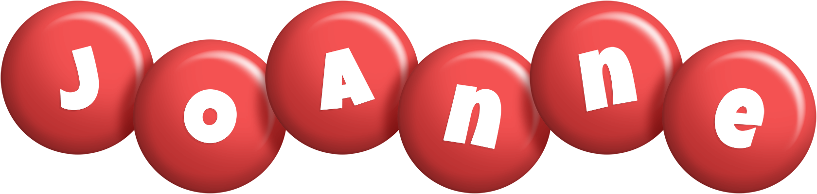 Joanne candy-red logo