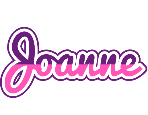Joanne cheerful logo
