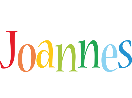 Joannes birthday logo
