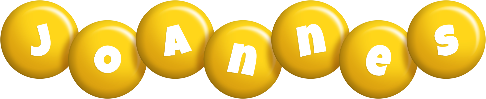 Joannes candy-yellow logo