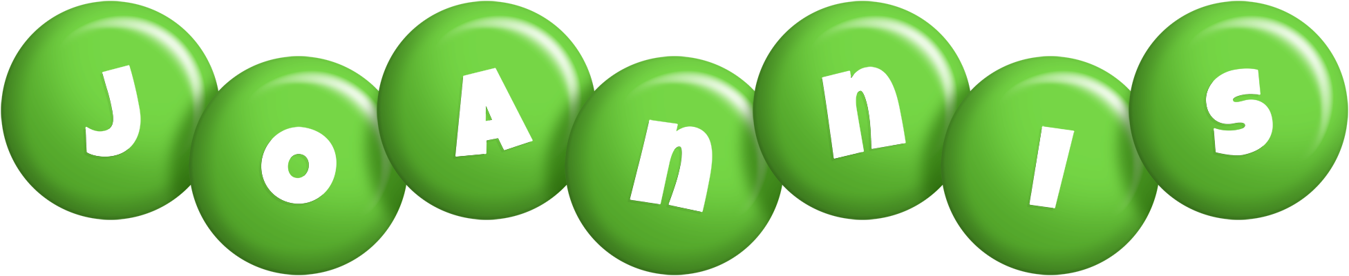Joannis candy-green logo