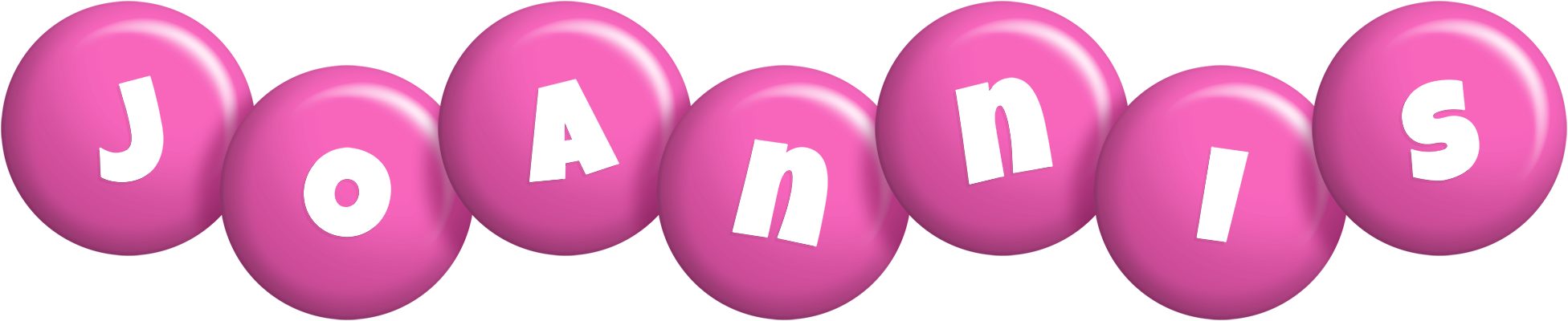 Joannis candy-pink logo