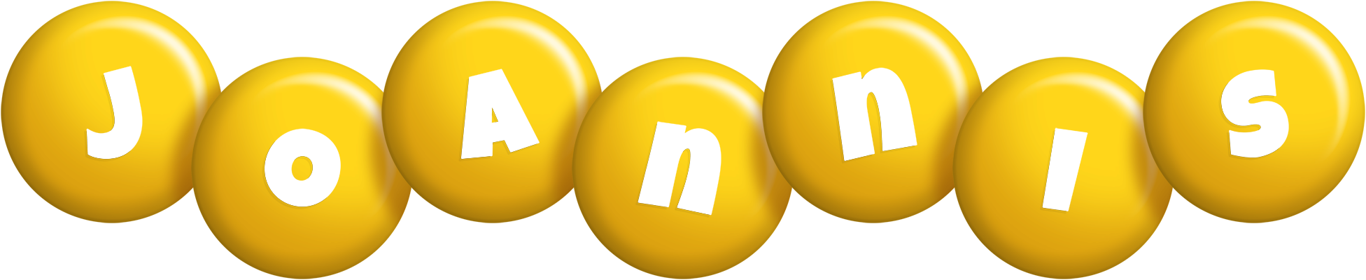Joannis candy-yellow logo