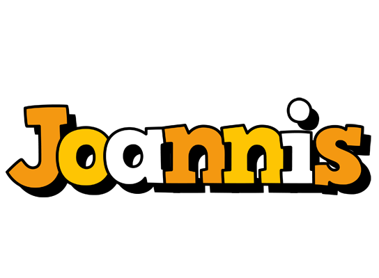 Joannis cartoon logo