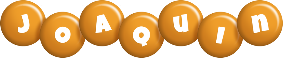 Joaquin candy-orange logo