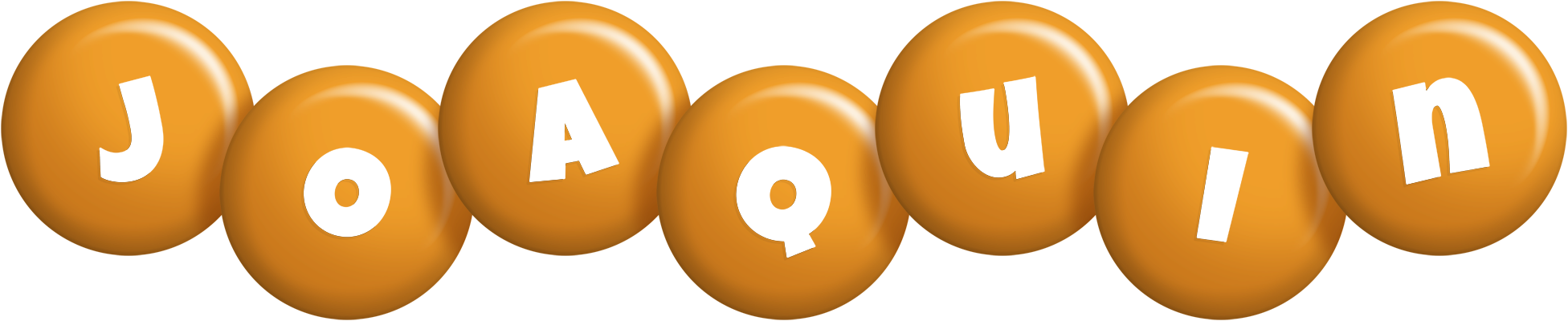 Joaquin candy-orange logo